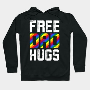 Free Dad Hugs Pride LGBTQ Hoodie